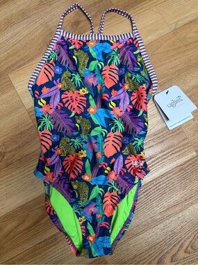 Dolfin Jungle Jam One-Piece Swimsuit – size 32 NWT